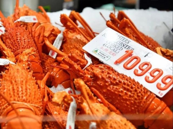 数万吨龙虾滞留中国海关，对澳反制再扩大？澳媒：或成打击新目标-2.jpg