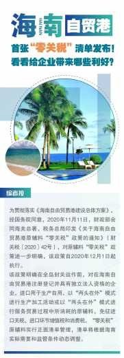 关税聚焦｜海南自贸港首张“零关税”清单发布！看看给企业带来哪些利好？-2.jpg