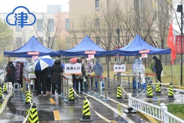 风雪无阻 首战打响 天津港保税区开展大规模核酸检测-3.jpg