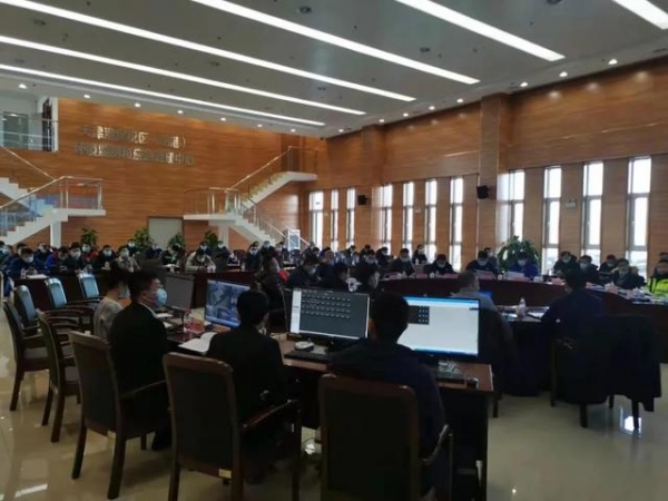 保税区开展危险化学品泄漏事故桌面演练-1.jpg