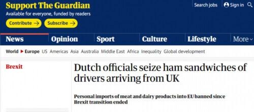 英国司机入境荷兰，自带三明治遭没收……海关表情亮了-2.jpg