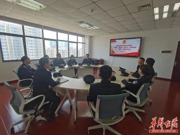 长沙海关缉私局举办“学党史 强信念 跟党走”主题团日活动-2.jpg