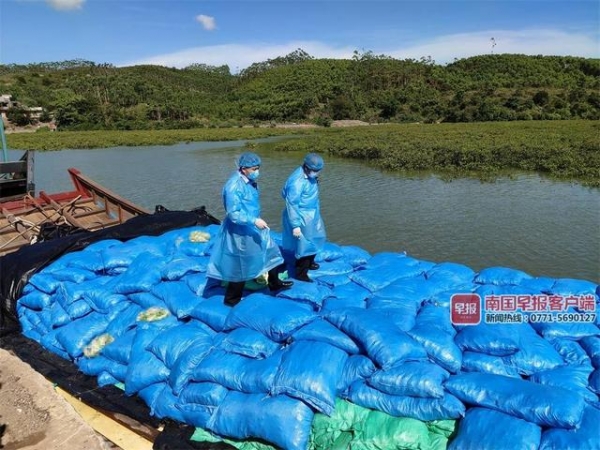 37.5吨涉走私即食鸡爪被钦州海关查获，冒用商标企图混入国内市场-1.jpg