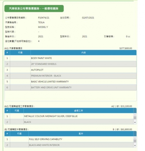 快讯：特斯拉Model Y登陆香港 海关公布港区价格-3.jpg