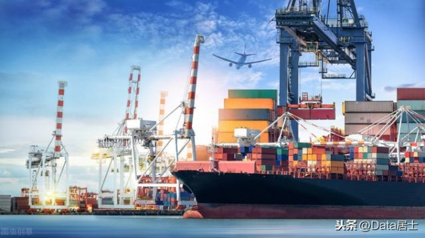 各省2020年1-10月外贸进出口，中西部高速、浙江迫近江苏-2.jpg